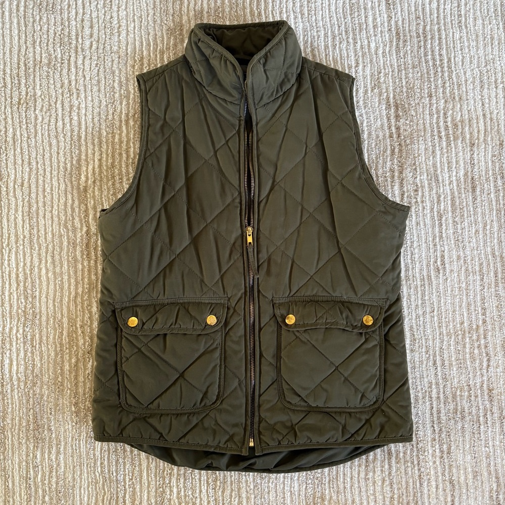 Olive Green Vest - Size S